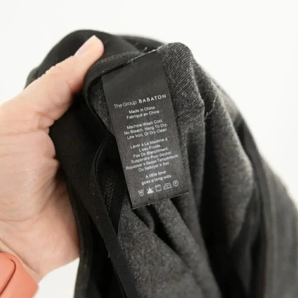 The Group  Babaton Lupita Pant Heathered Dark Gray Large - Picture 4 of 5